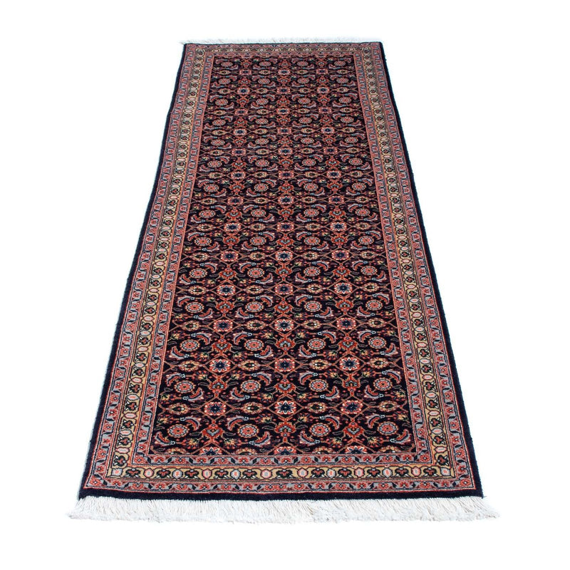 Biegacz Dywan perski - Tabriz - 210 x 75 cm - ciemnoniebieski