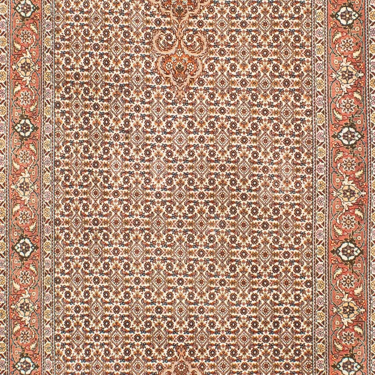 Biegacz Dywan perski - Tabriz - 302 x 85 cm - jasnobrązowy