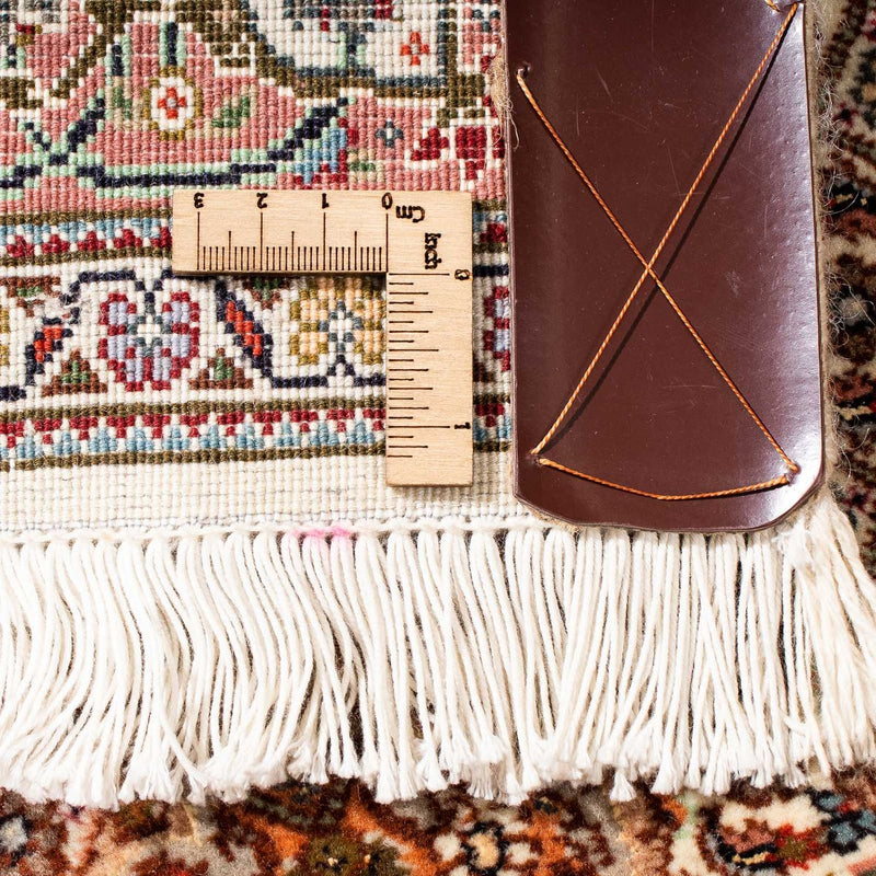 Biegacz Dywan perski - Tabriz - 302 x 85 cm - jasnobrązowy