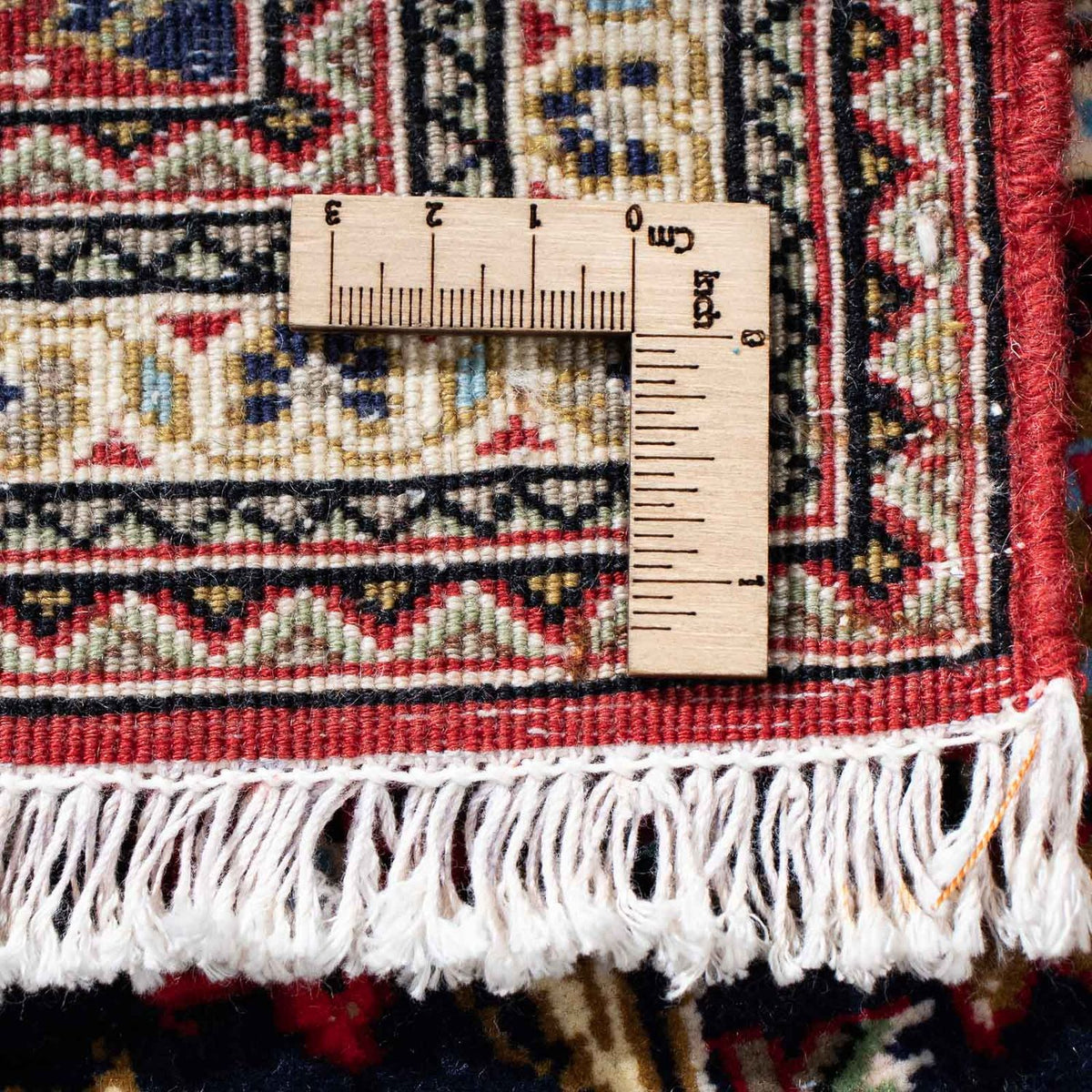 Biegacz Dywan perski - Ghom - 197 x 70 cm - ciemnoniebieski