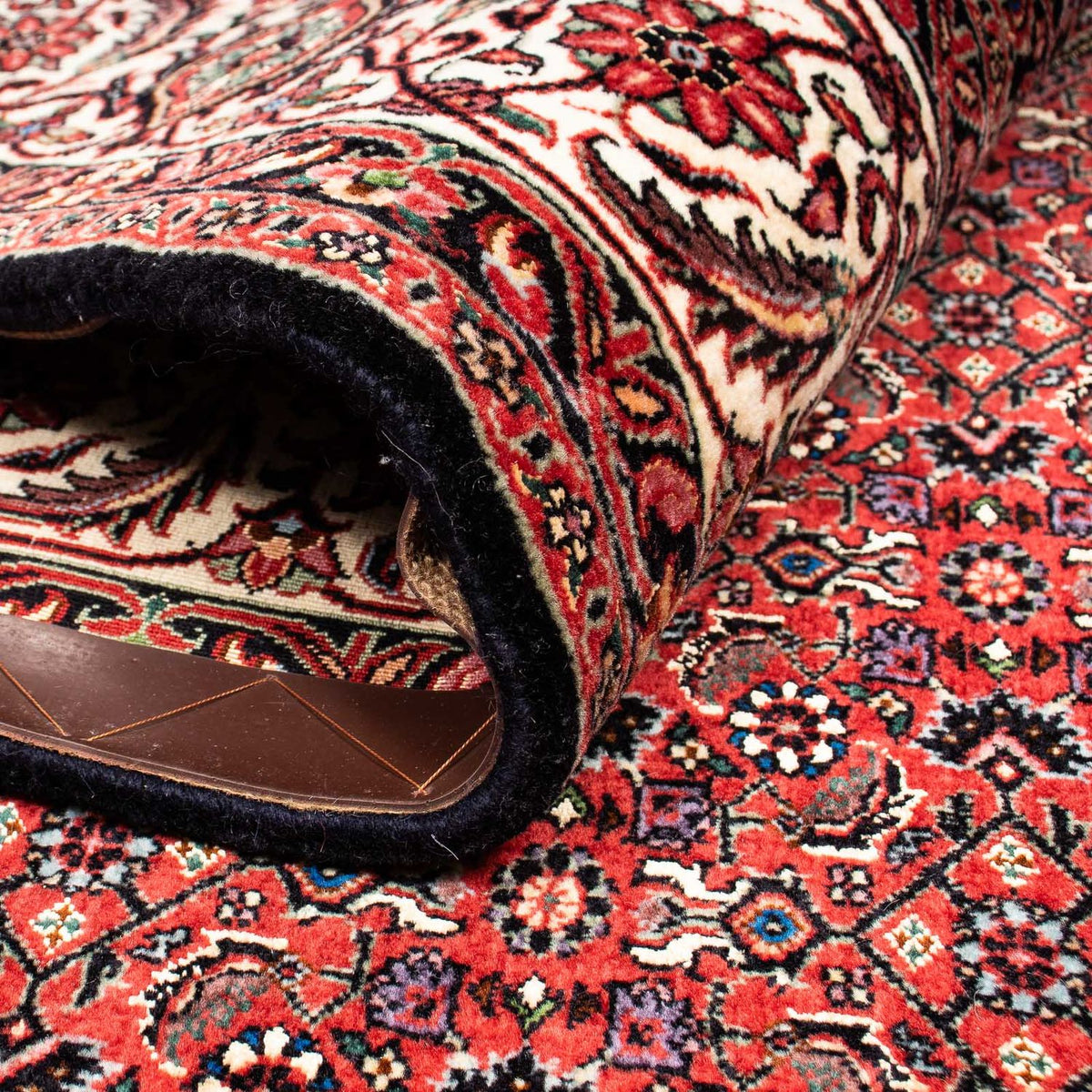 Dywan perski - Bijar - 250 x 200 cm - ciemna czerwień