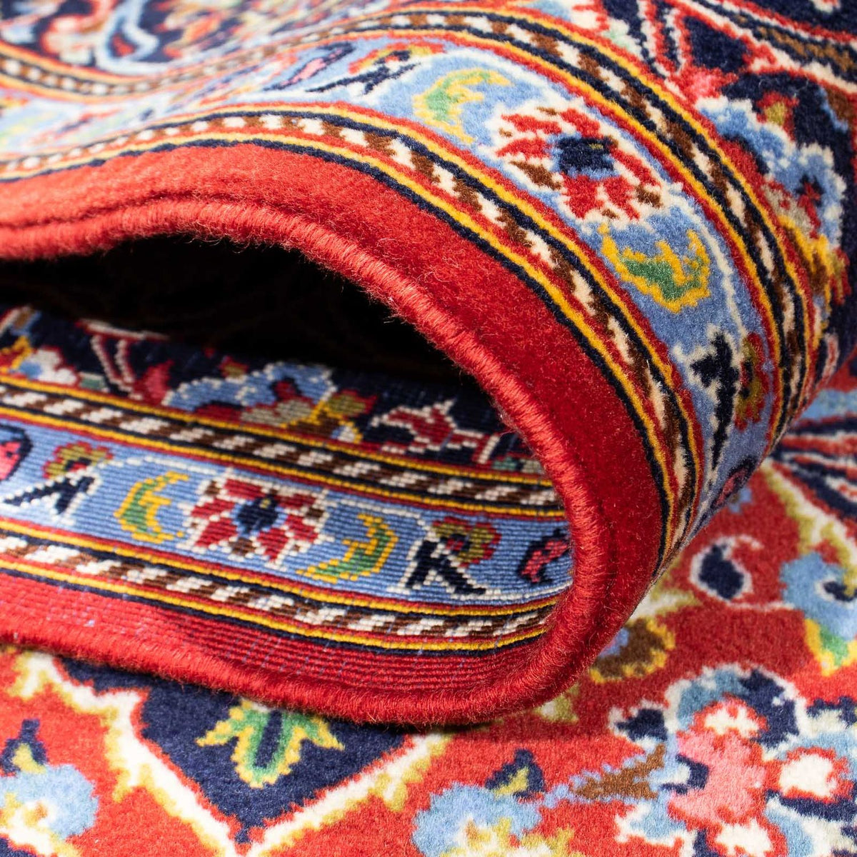 Dywan perski - Keshan - 216 x 142 cm - czerwony