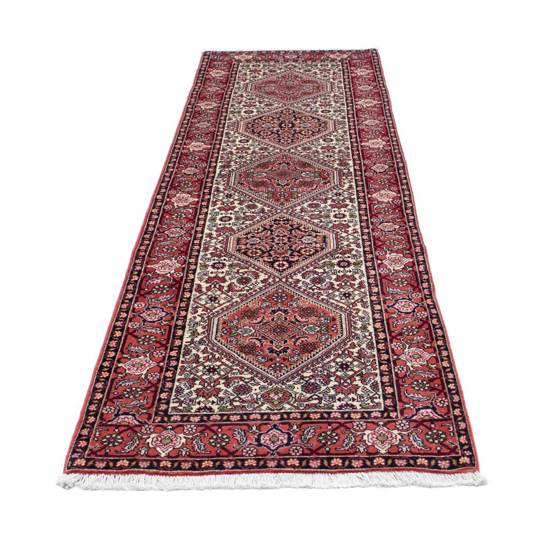 Biegacz Dywan perski - Bijar - 308 x 81 cm - czerwony