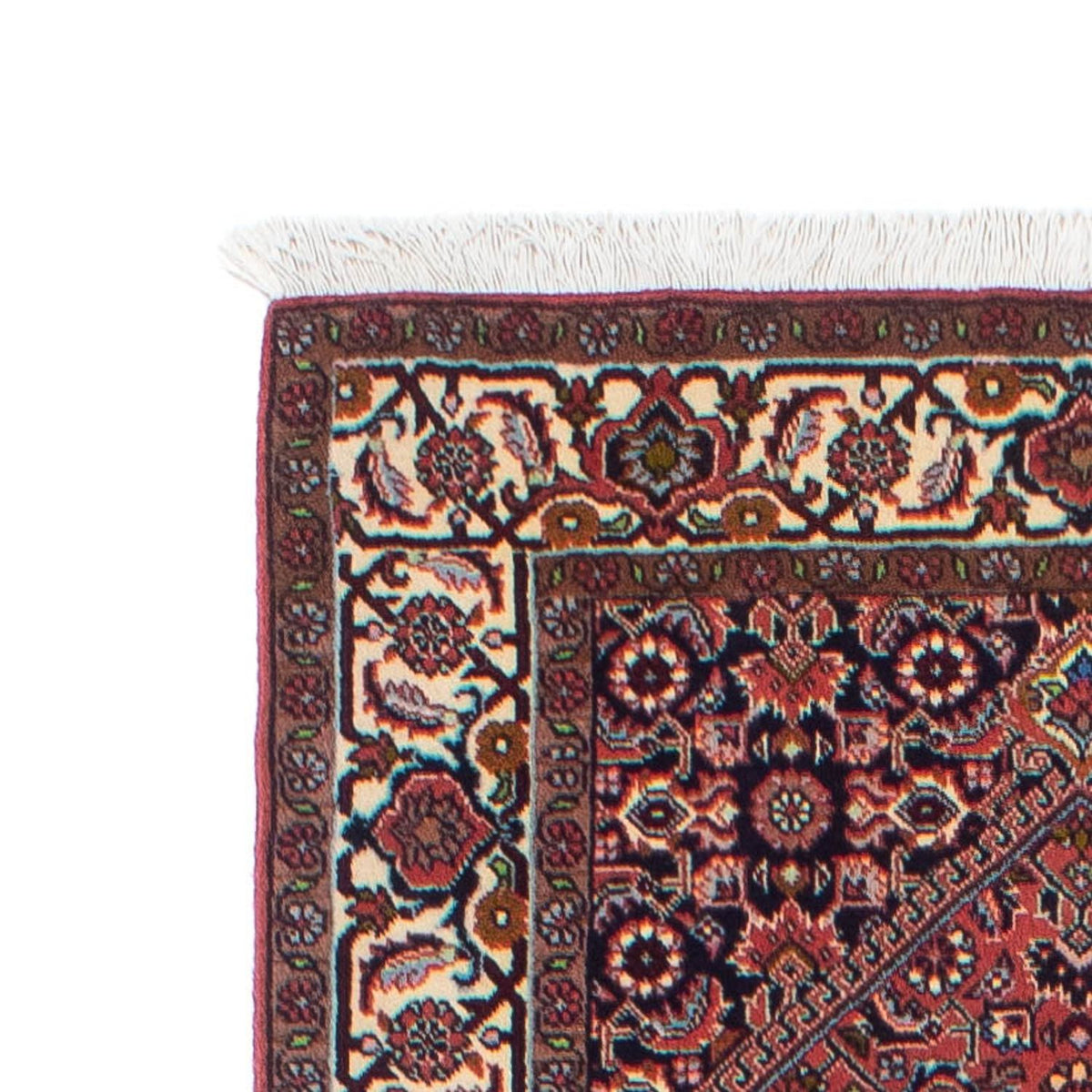 Biegacz Dywan perski - Bijar - 258 x 83 cm - jasna czerwień