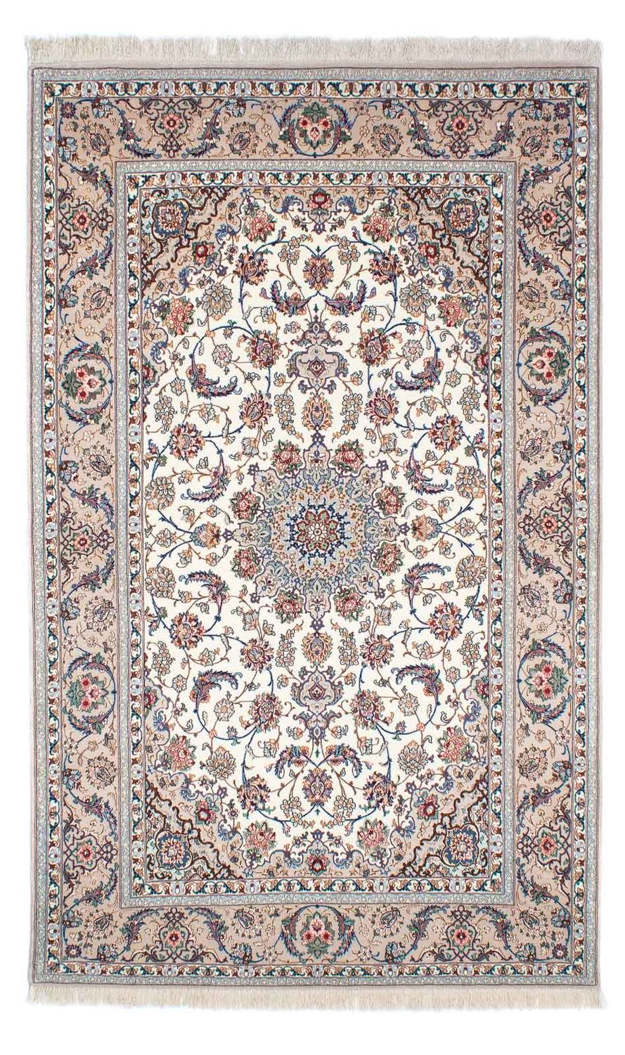 Dywan perski - Isfahan - Premium - 230 x 145 cm - beżowy