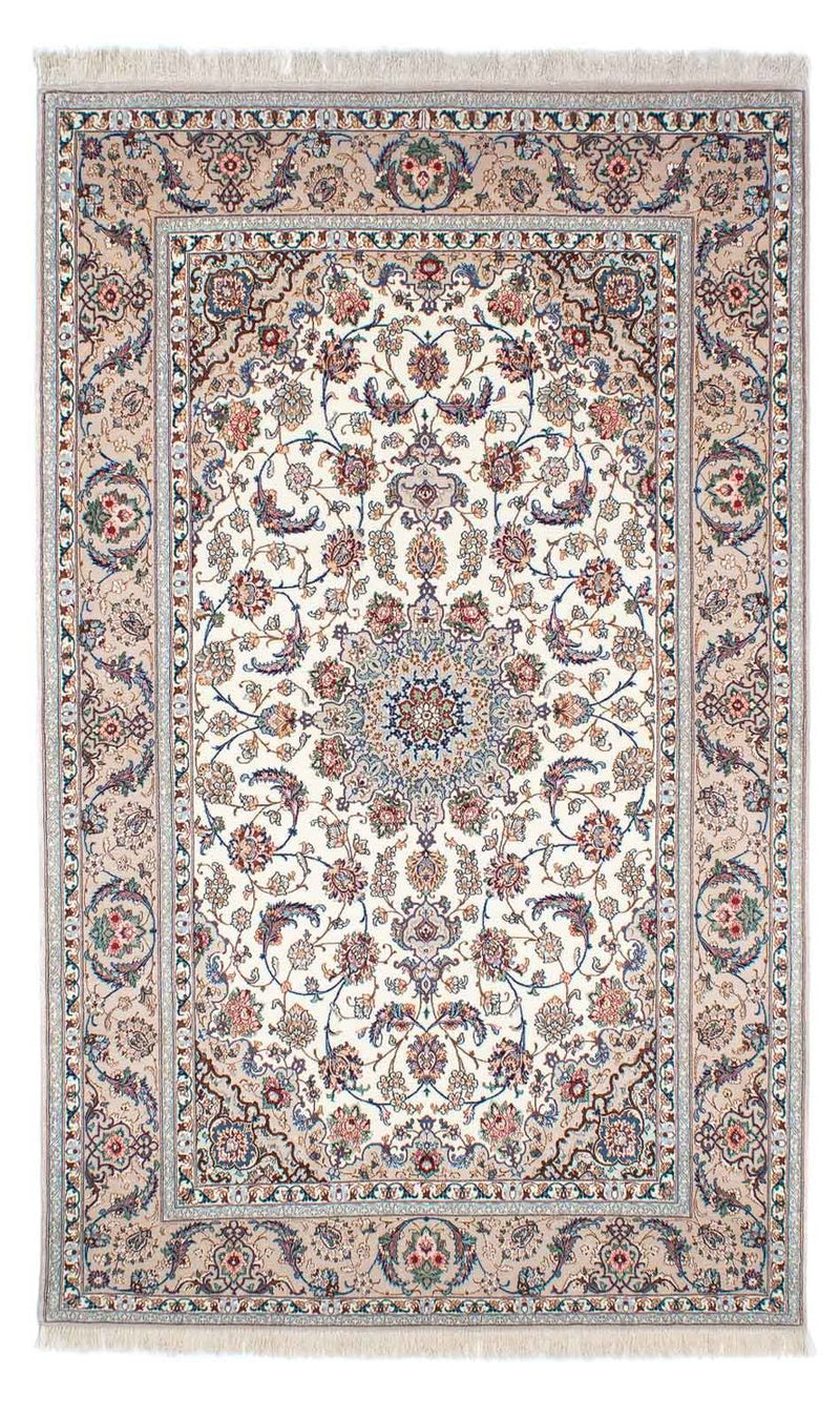 Dywan perski - Isfahan - Premium - 230 x 145 cm - beżowy