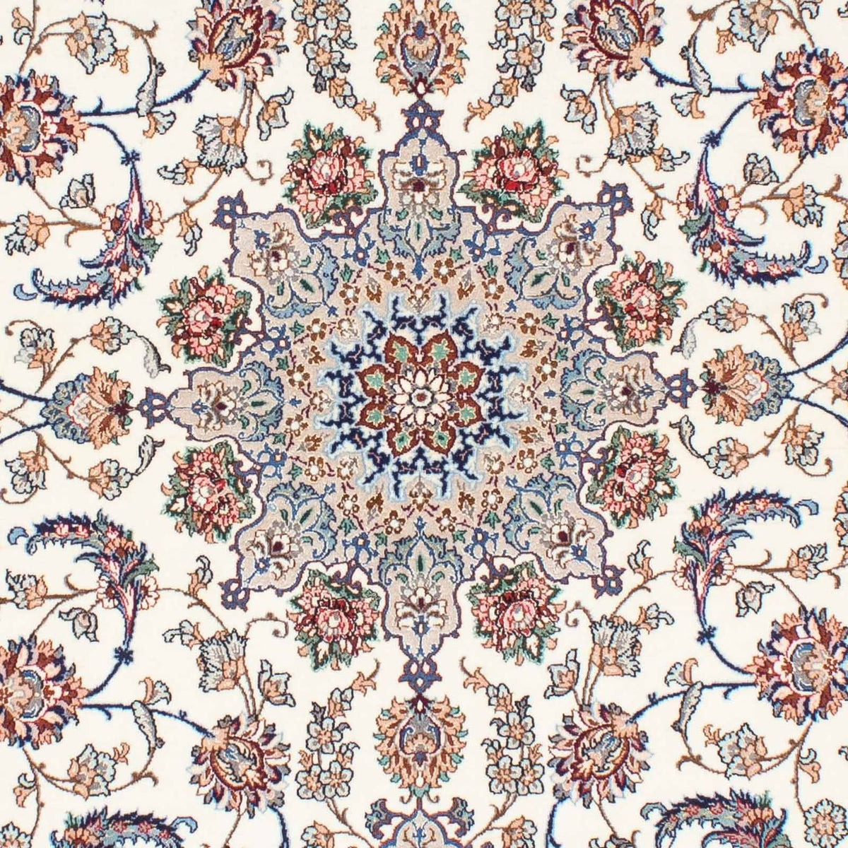 Dywan perski - Isfahan - Premium - 230 x 145 cm - beżowy