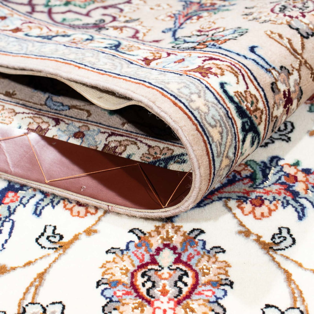 Dywan perski - Isfahan - Premium - 230 x 145 cm - beżowy