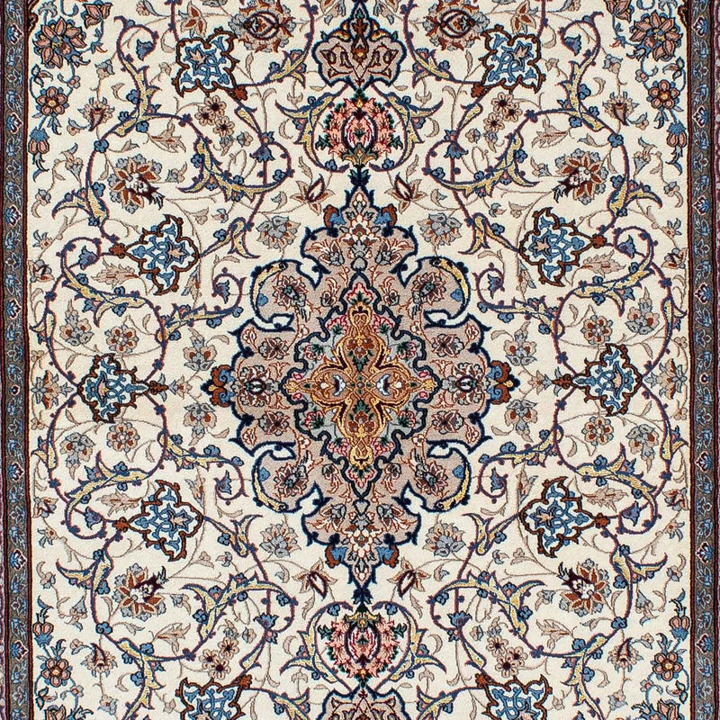Dywan perski - Isfahan - Premium - 229 x 150 cm - beżowy