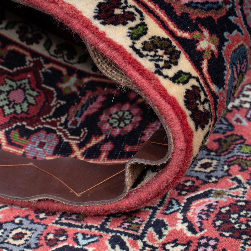 Biegacz Dywan perski - Bijar - 294 x 84 cm - ciemna czerwień