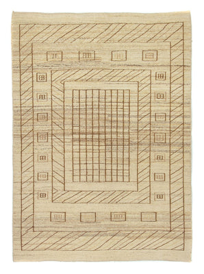 Dywan Gabbeh - perski - 198 x 141 cm - wielokolorowy