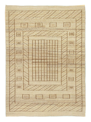 Dywan Gabbeh - perski - 198 x 141 cm - wielokolorowy