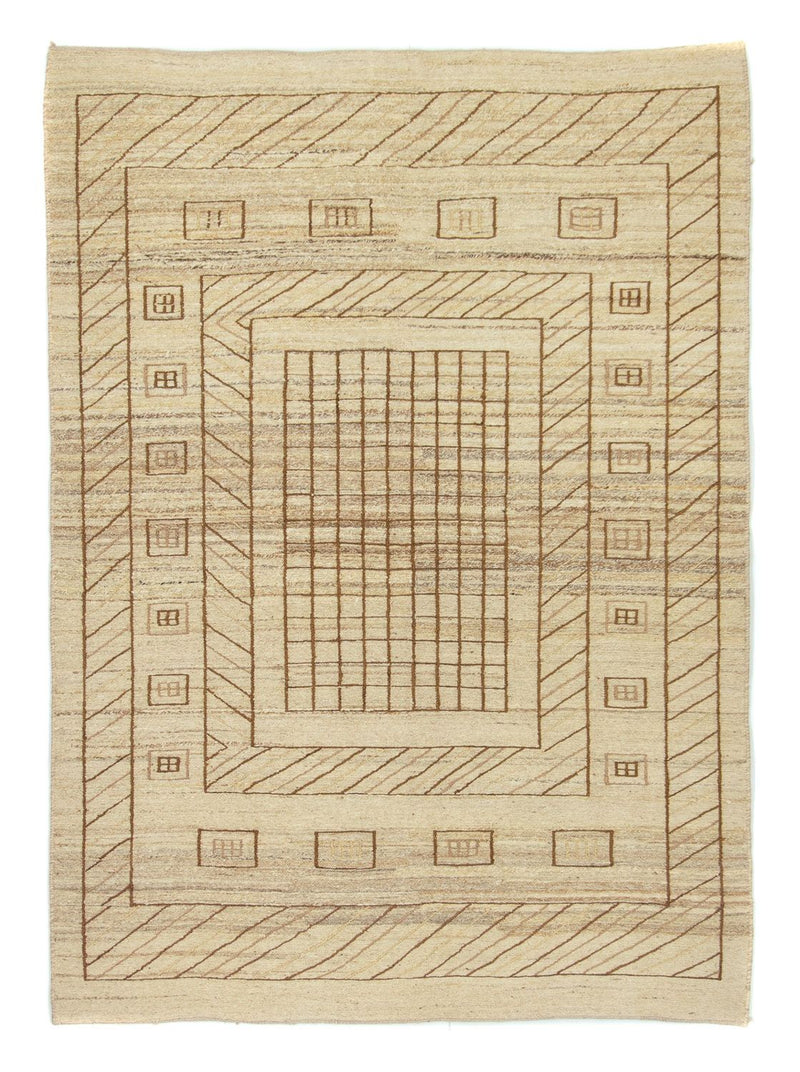 Dywan Gabbeh - perski - 198 x 141 cm - wielokolorowy