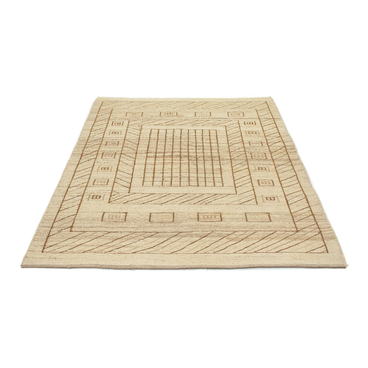 Dywan Gabbeh - perski - 198 x 141 cm - wielokolorowy