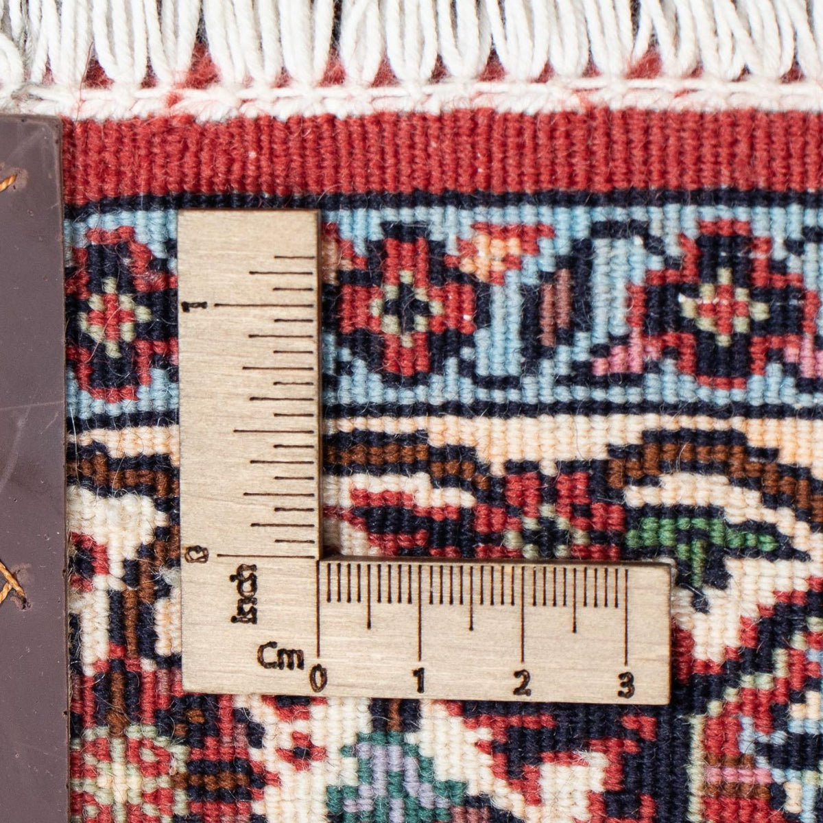 Biegacz Dywan perski - Bijar - 385 x 84 cm - ciemna czerwień