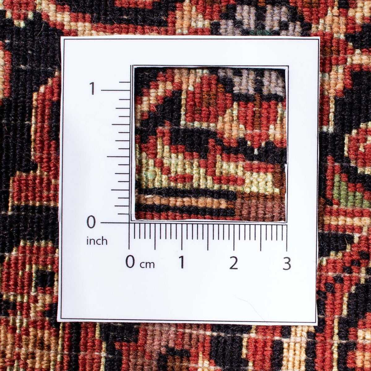 Dywan perski - Bijar - 232 x 170 cm - ciemna czerwień