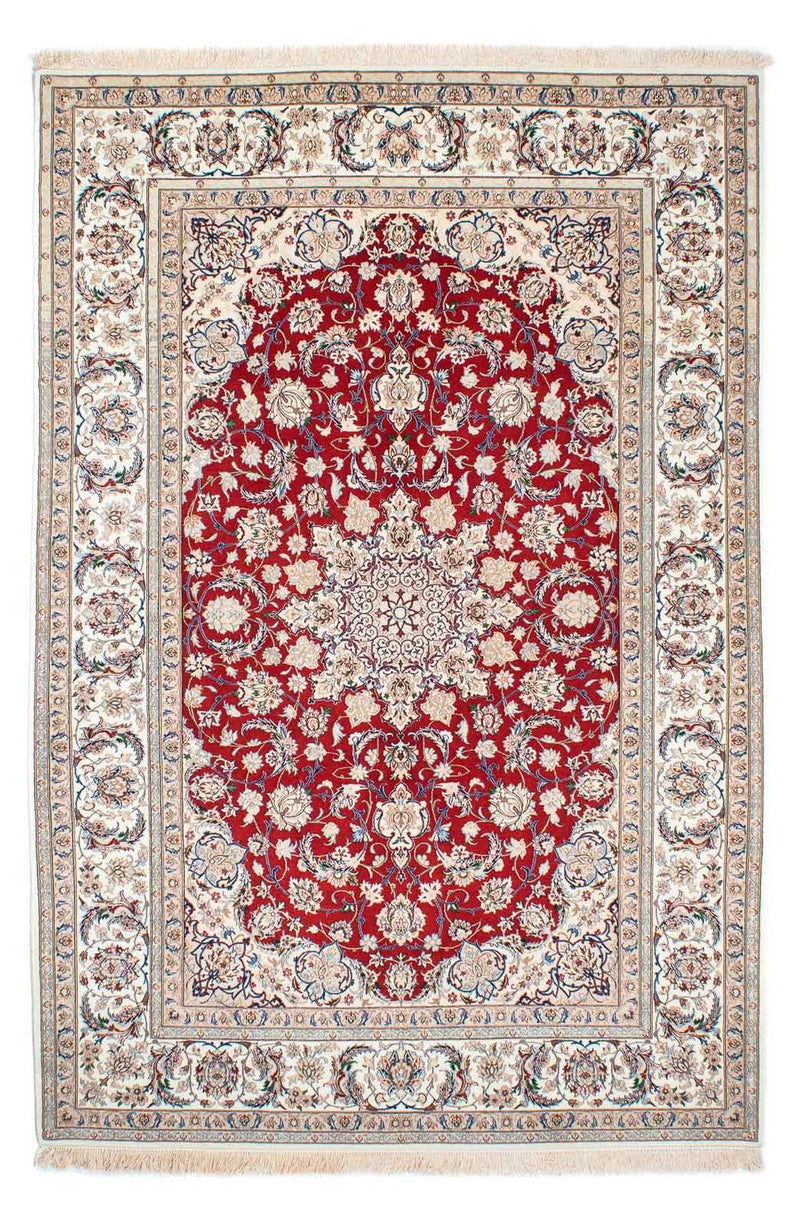 Dywan perski - Isfahan - Premium - 237 x 162 cm - czerwony
