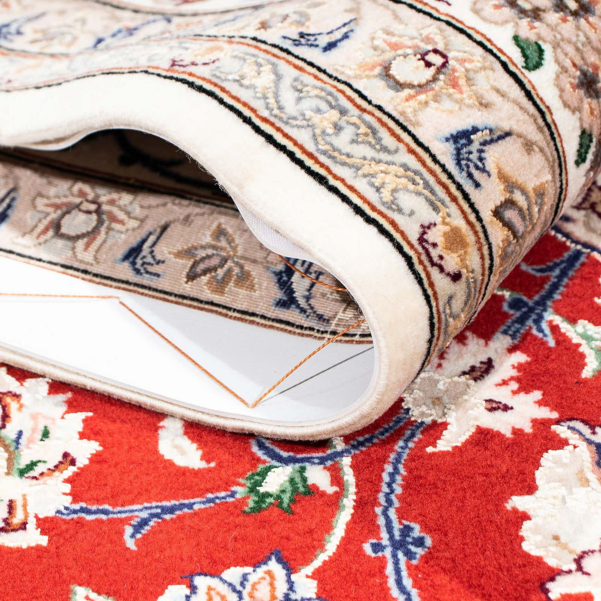 Dywan perski - Isfahan - Premium - 237 x 162 cm - czerwony