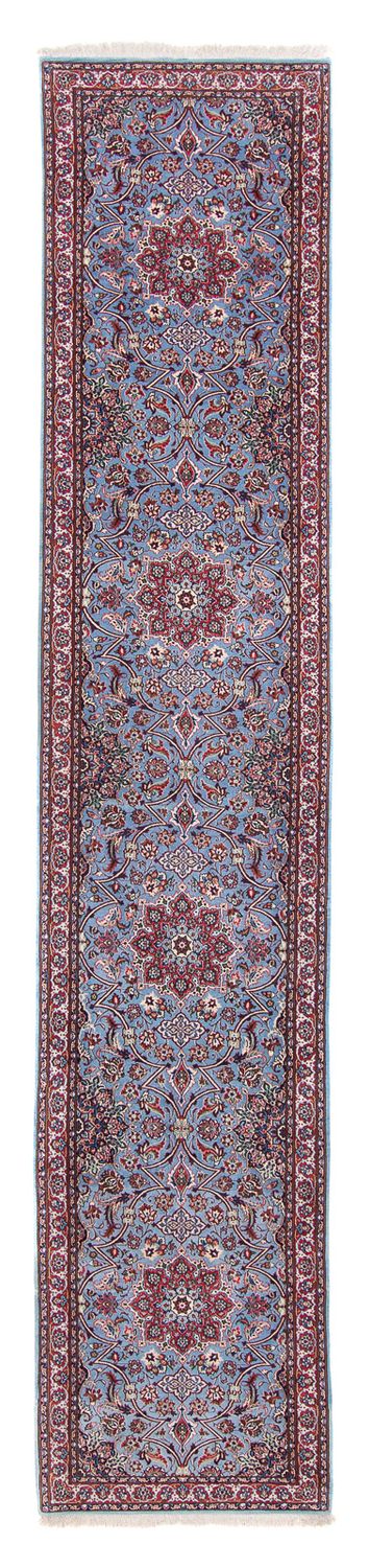 Biegacz Dywan perski - Isfahan - Premium - 438 x 80 cm - fioletowy