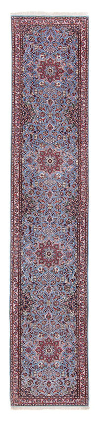 Biegacz Dywan perski - Isfahan - Premium - 438 x 80 cm - fioletowy