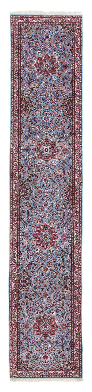 Biegacz Dywan perski - Isfahan - Premium - 438 x 80 cm - fioletowy
