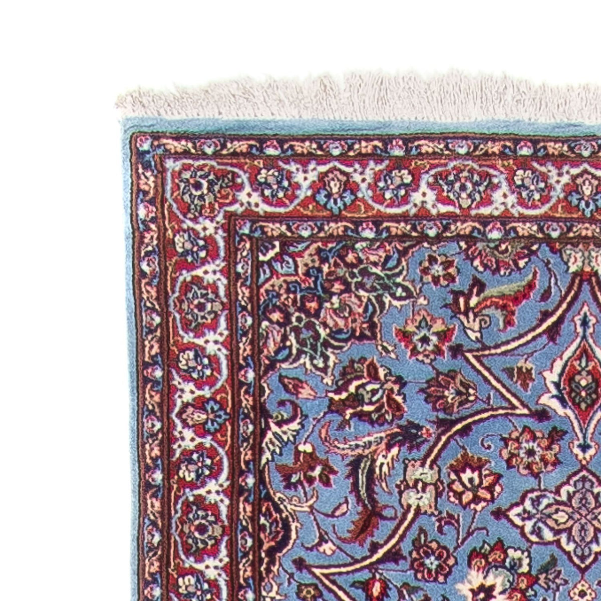 Biegacz Dywan perski - Isfahan - Premium - 438 x 80 cm - fioletowy