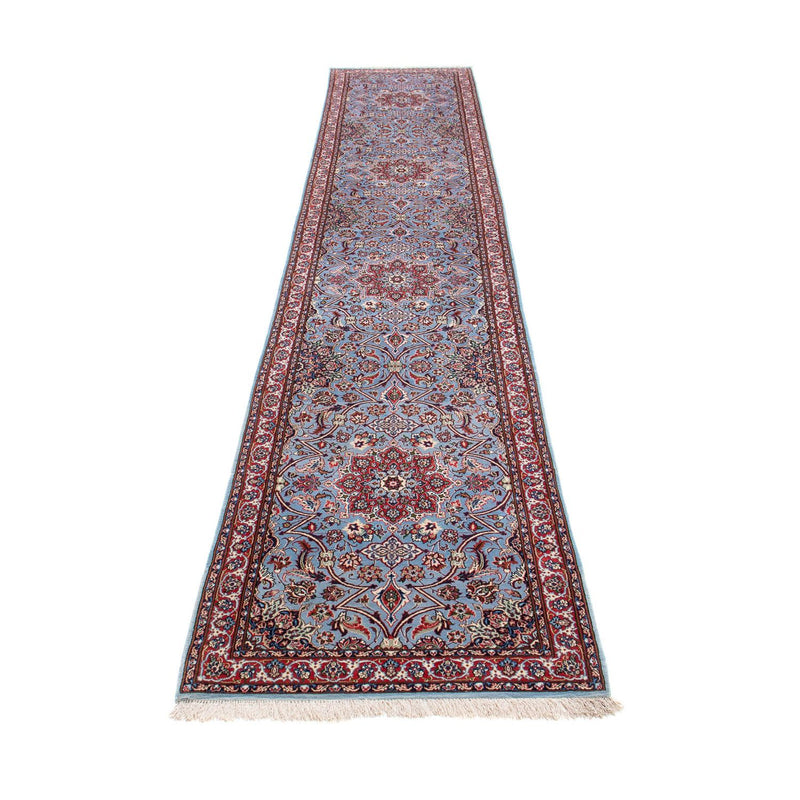 Biegacz Dywan perski - Isfahan - Premium - 438 x 80 cm - fioletowy