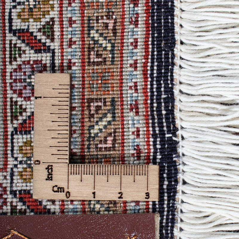 Dywan perski - Tabriz - 303 x 202 cm - ciemnobrązowy