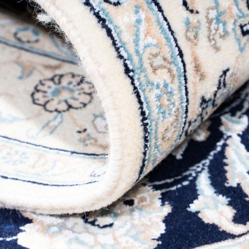 Dywan perski - Nain - Królewski - 150 x 98 cm - ciemnoniebieski