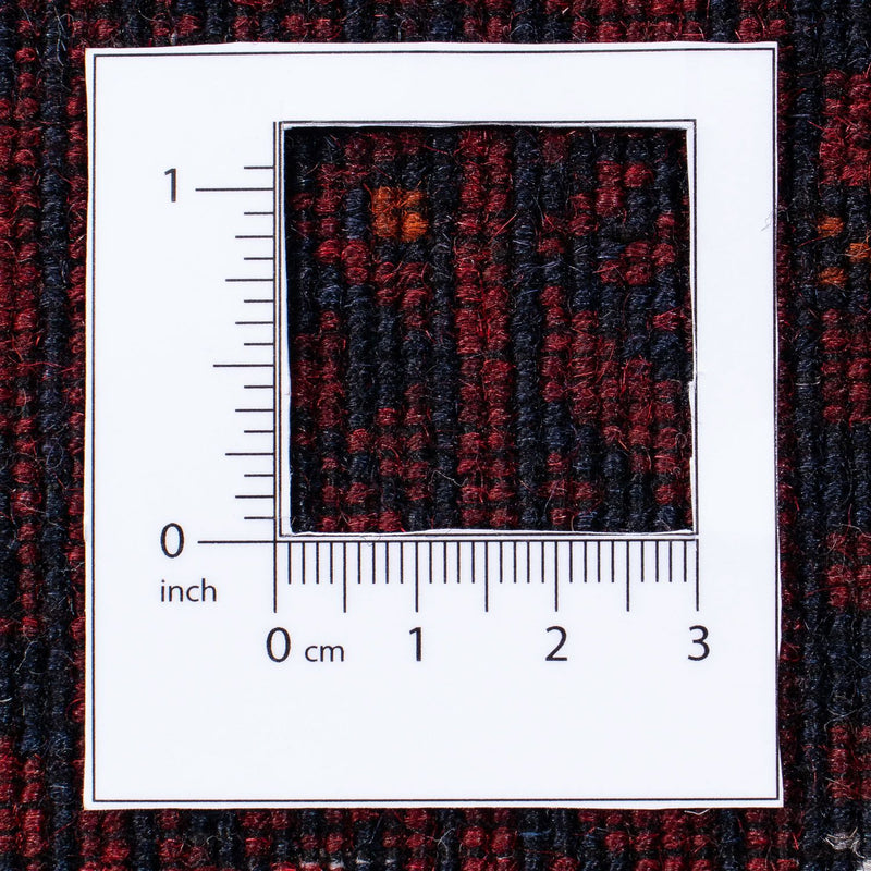 Dywan turkmeński - 249 x 160 cm - ciemna czerwień