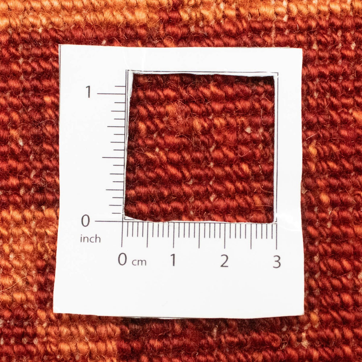 Dywan Gabbeh - perski - 187 x 115 cm - pomarańczowy