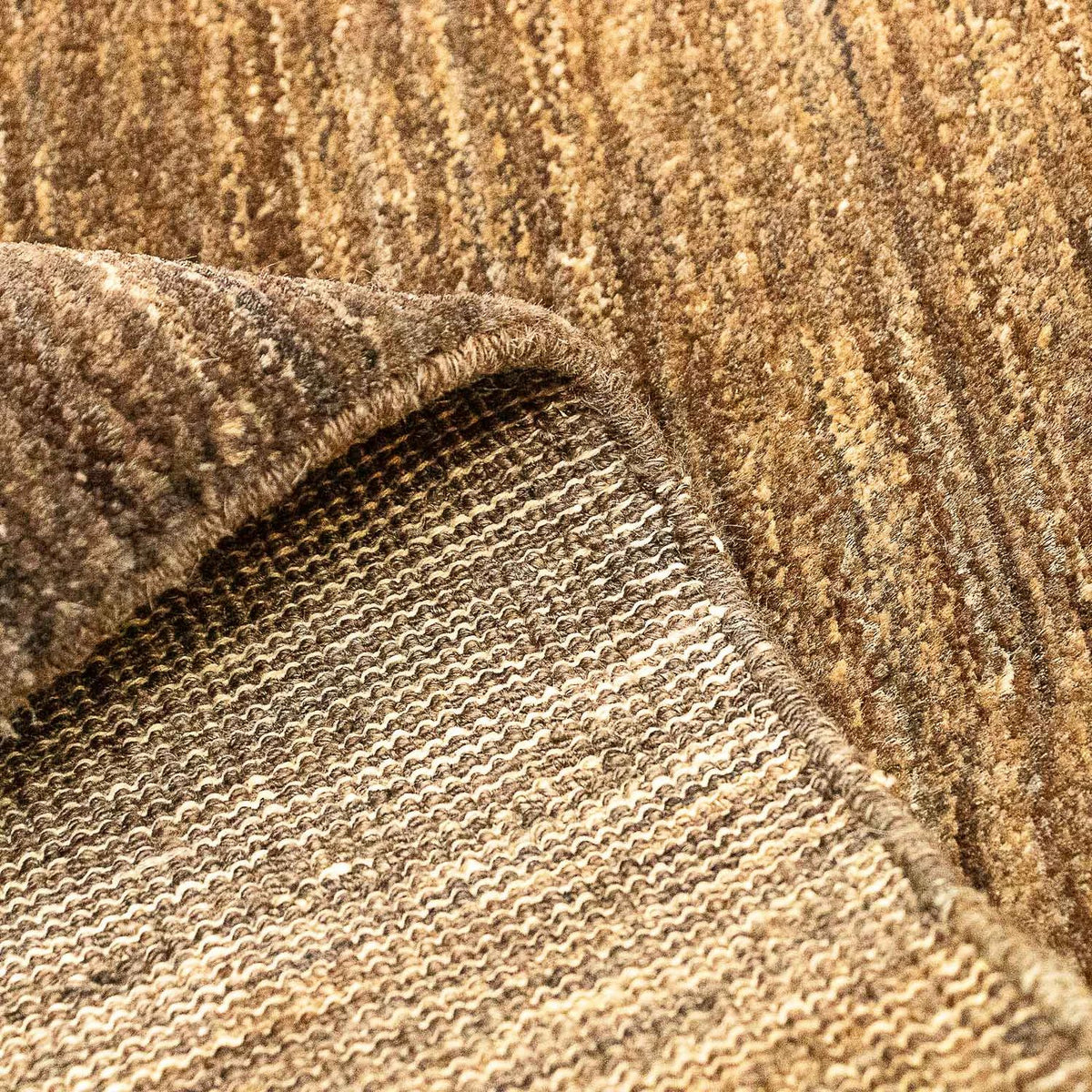 Dywan Gabbeh - Indus - 92 x 66 cm - ciemnobrązowy