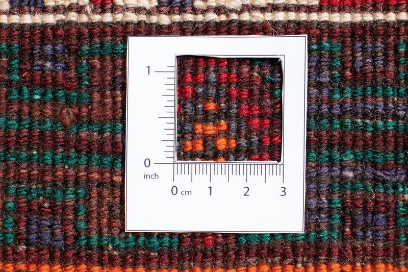 Perski dywan - Nomadyczny - 312 x 208 cm - ciemna czerwień