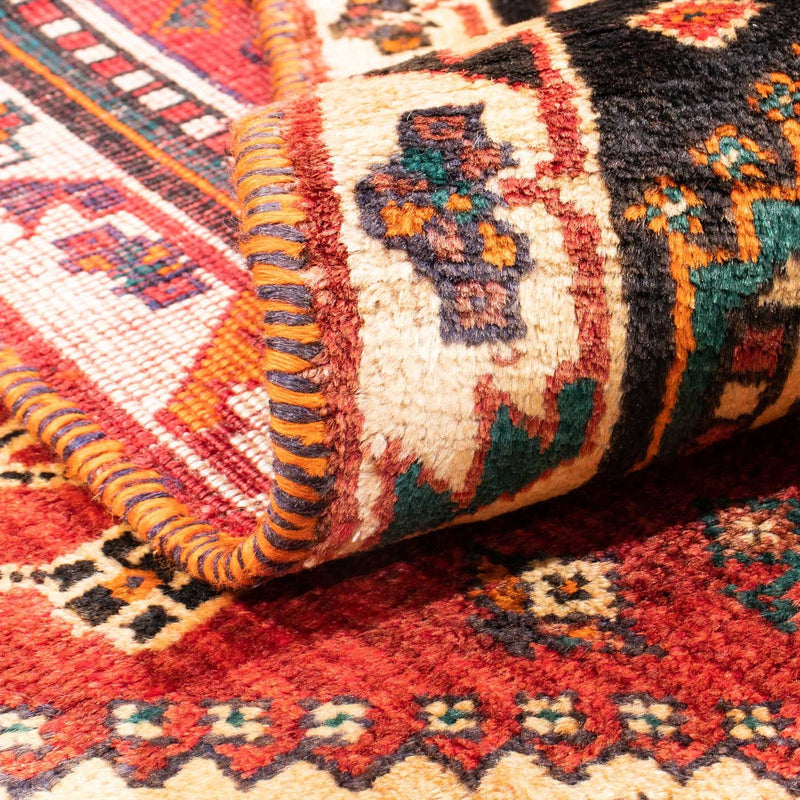 Perski dywan - Nomadyczny - 143 x 103 cm - czerwony