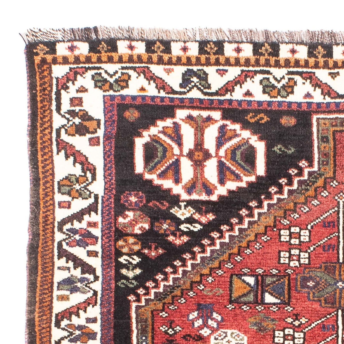 Perski dywan - Nomadyczny - 154 x 104 cm - czerwony