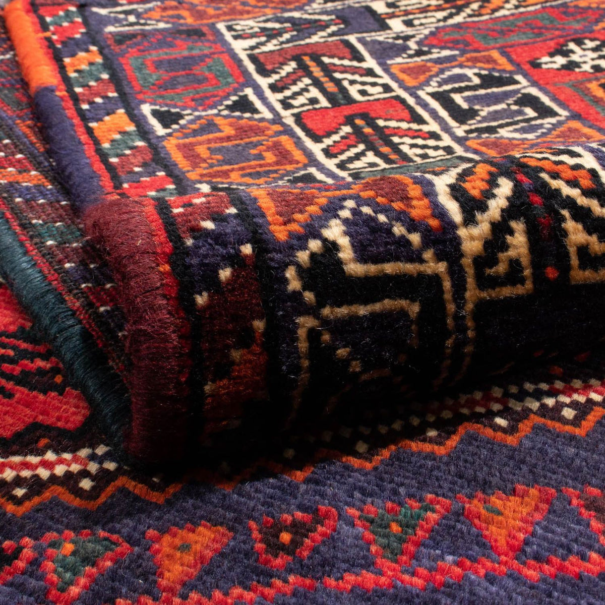 Perski dywan - Nomadyczny - 287 x 200 cm - czerwony