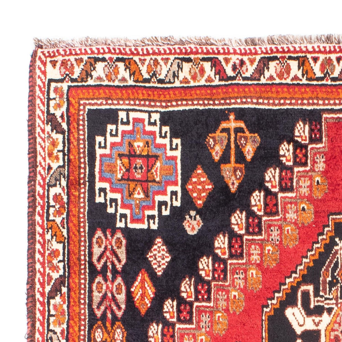 Perski dywan - Nomadyczny - 165 x 111 cm - czerwony