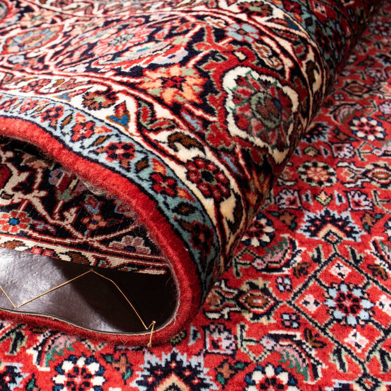 Dywan perski - Bijar - 231 x 170 cm - ciemna czerwień