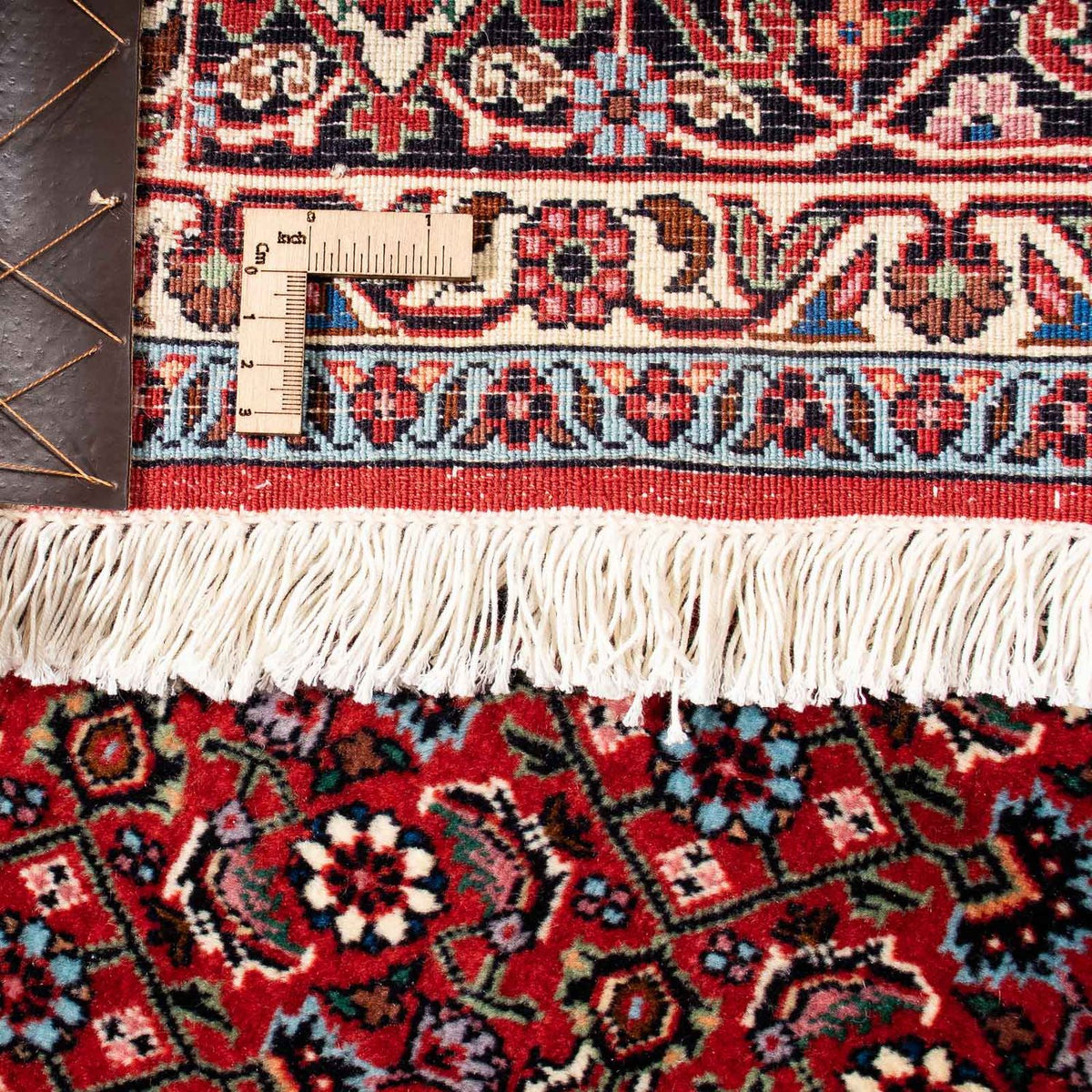 Dywan perski - Bijar - 231 x 170 cm - ciemna czerwień