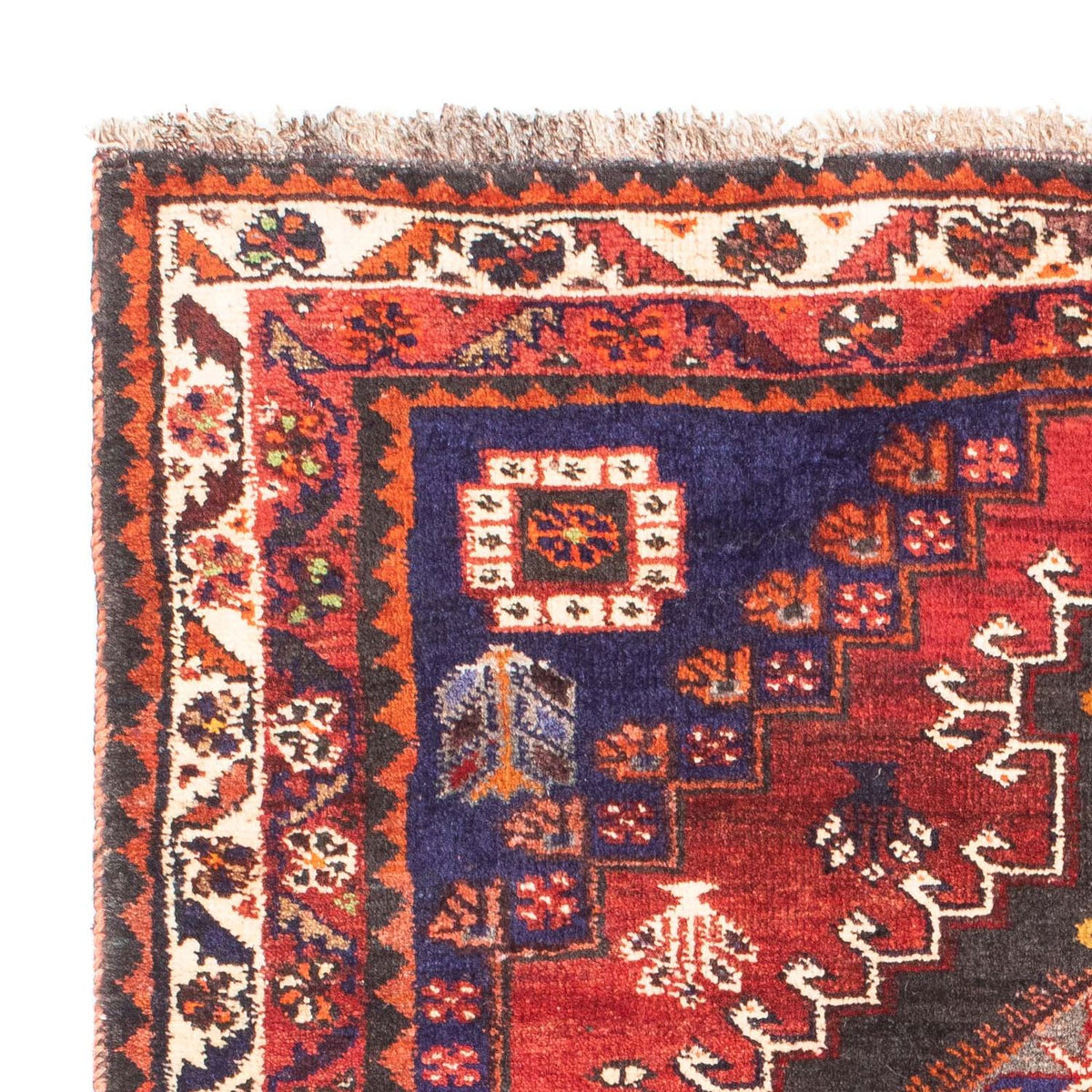 Perski dywan - Nomadyczny - 167 x 116 cm - ciemna czerwień