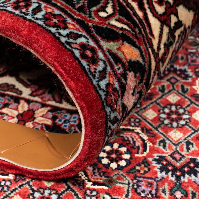 Dywan perski - Bijar - 254 x 198 cm - ciemna czerwień