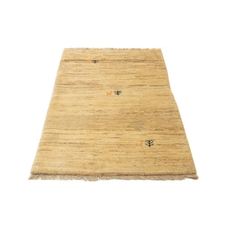 Dywan Gabbeh - perski - 128 x 80 cm - jasnobrązowy