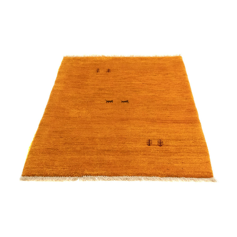 Dywan Gabbeh - perski - 132 x 86 cm - złoto