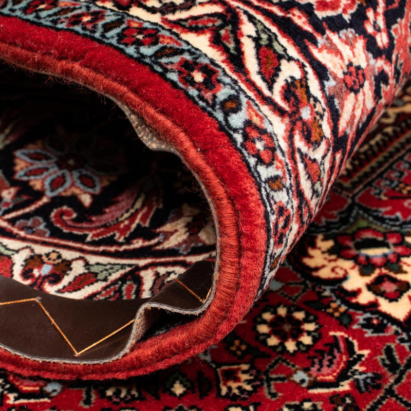 Dywan perski - Bijar - 253 x 202 cm - ciemna czerwień