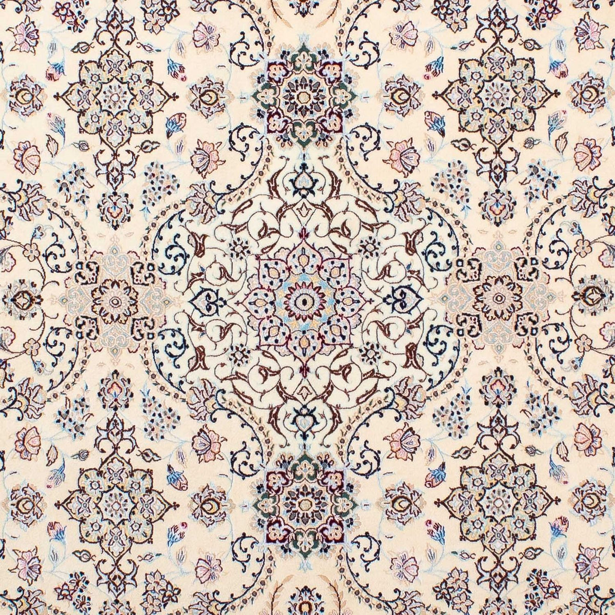 Dywan perski - Nain - Premium - 218 x 154 cm - beżowy