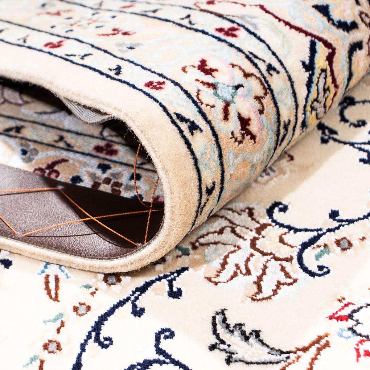 Dywan perski - Nain - Premium - 218 x 154 cm - beżowy