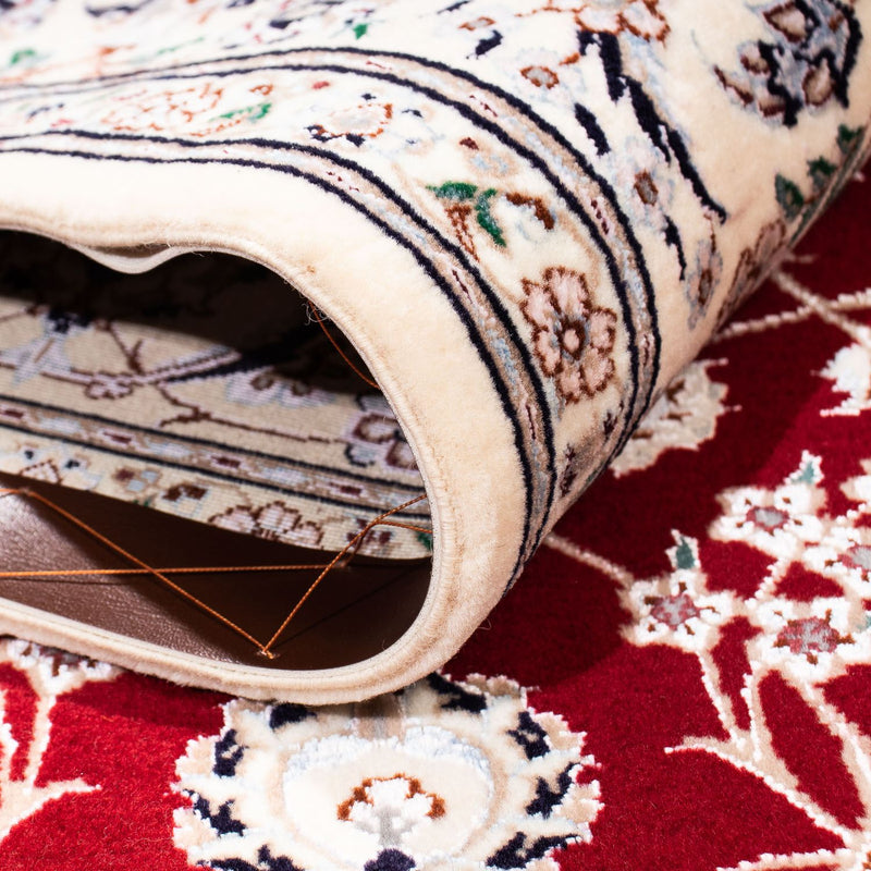 Dywan perski - Nain - Premium - 227 x 153 cm - ciemna czerwień