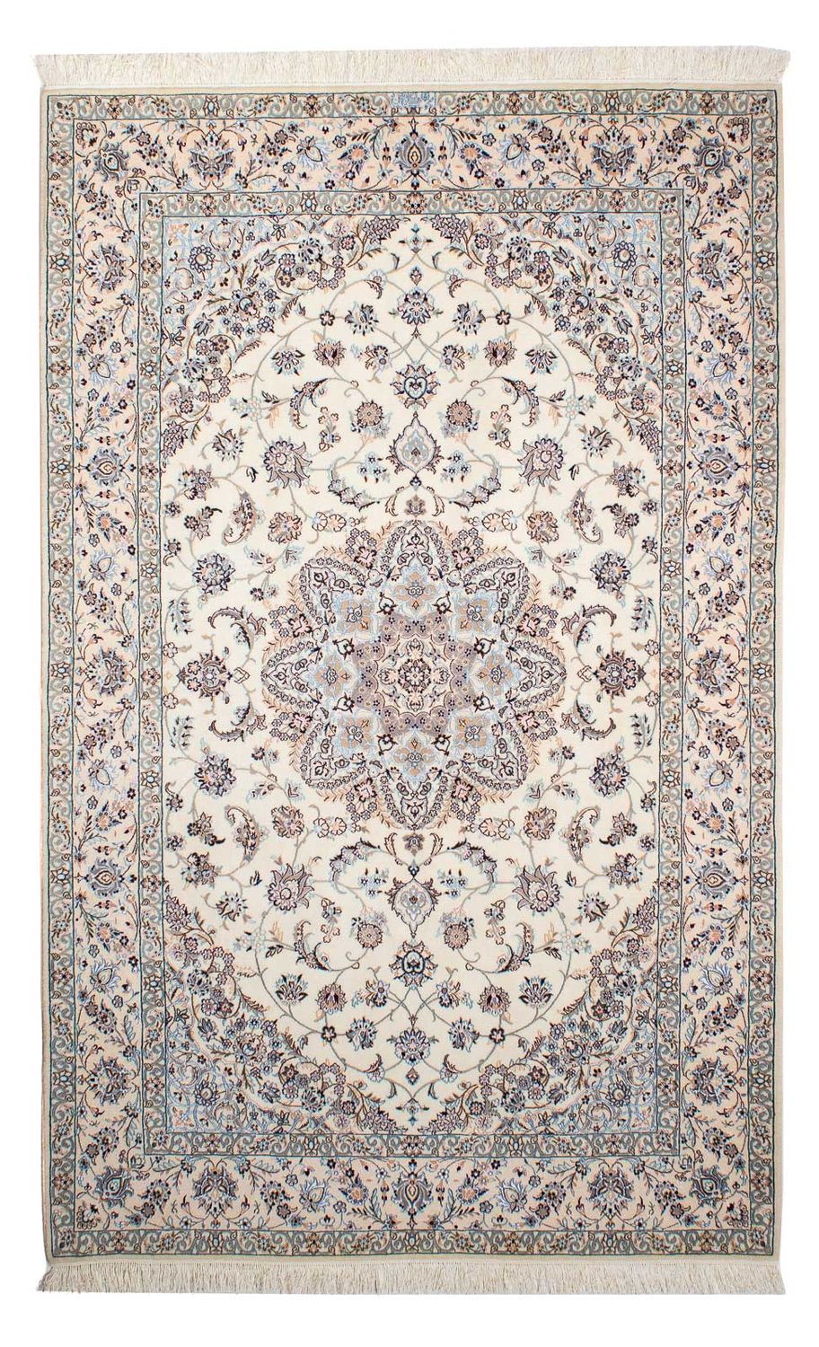 Dywan perski - Nain - Premium - 231 x 151 cm - beżowy