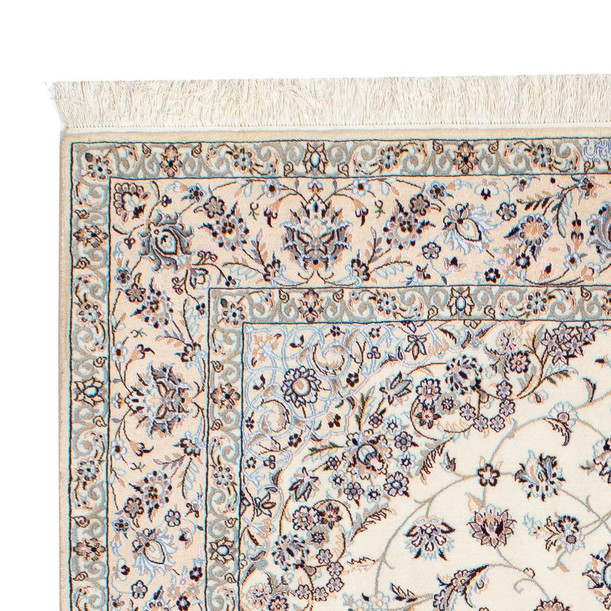 Dywan perski - Nain - Premium - 231 x 151 cm - beżowy