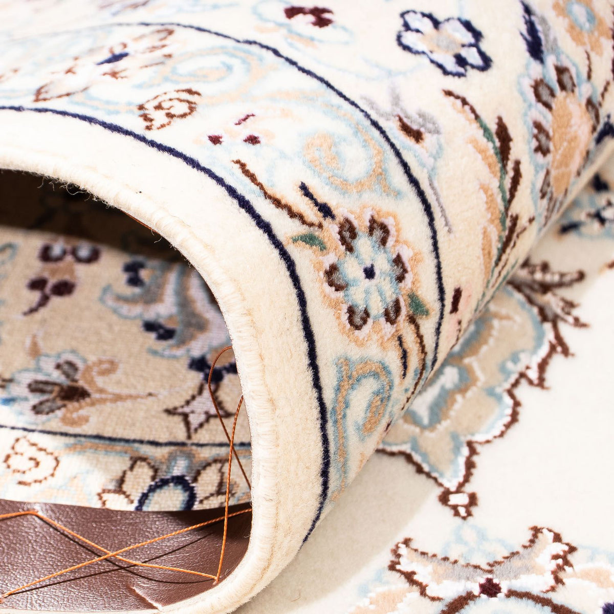 Dywan perski - Nain - Premium - 231 x 151 cm - beżowy